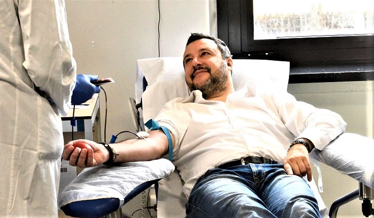 salvini dona il sangue (2)