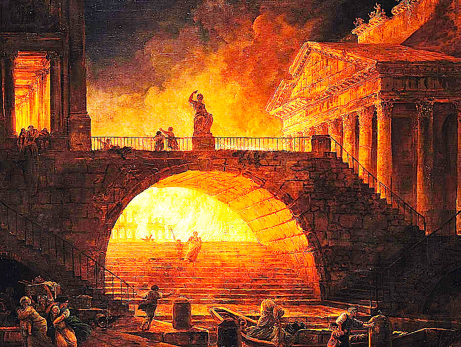 incendio Roma