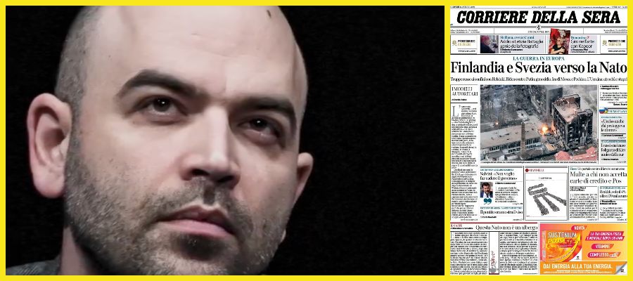 Saviano, Corriere vittima