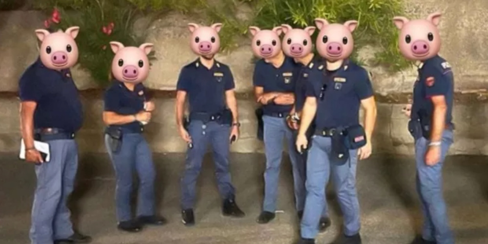 poliziotti maiale, Frah Quintale (1)