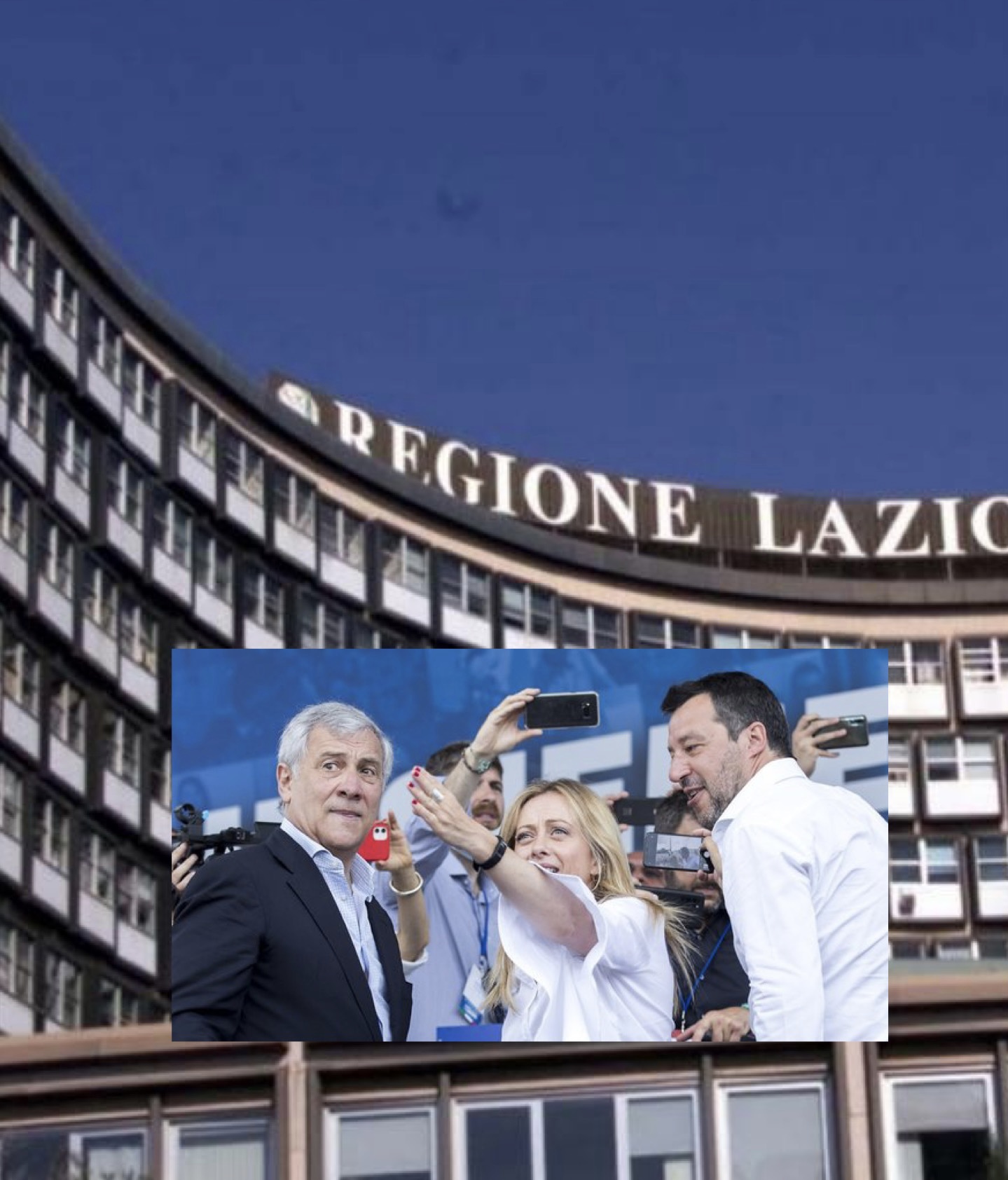 Destra sinistra regione Lazio