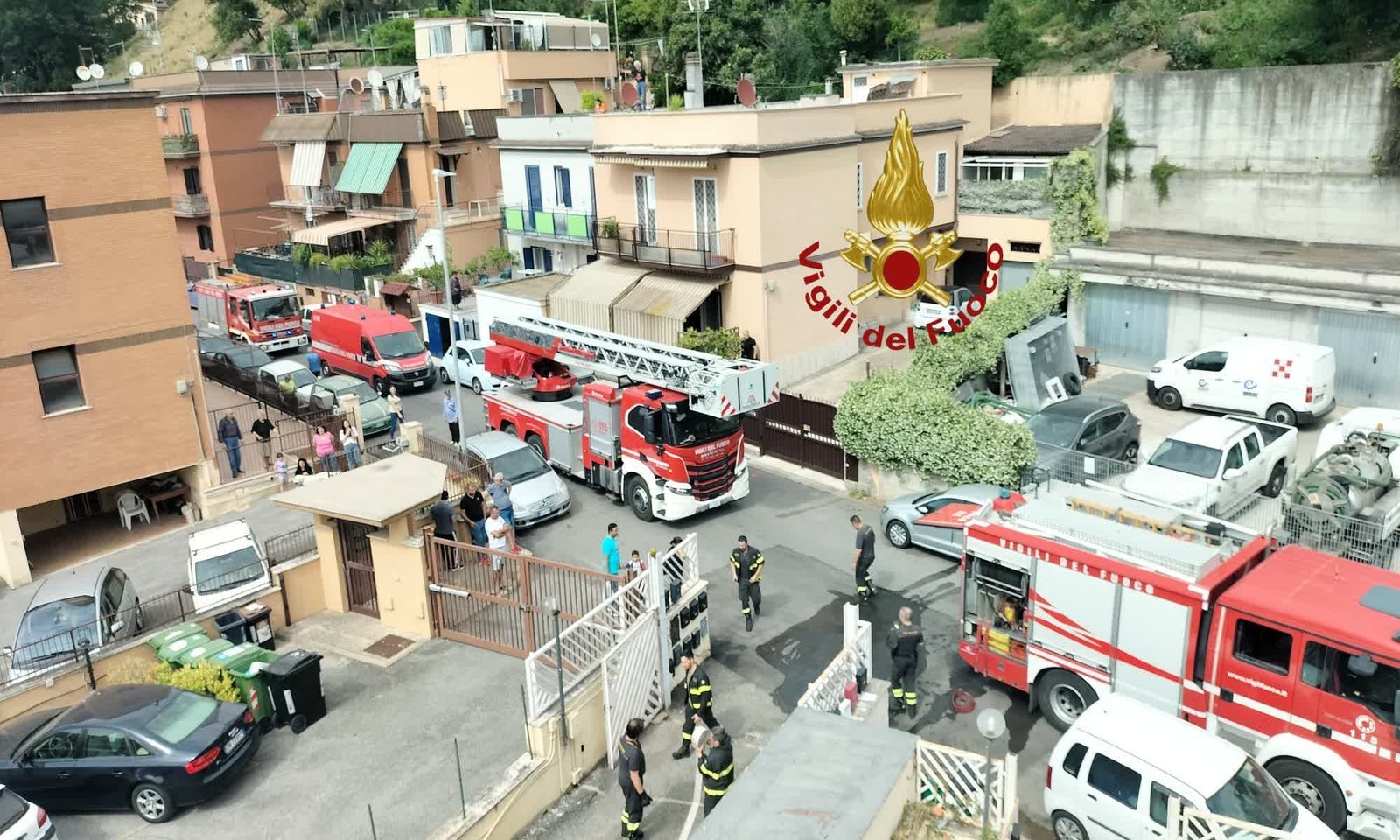 Incendio in appartamento