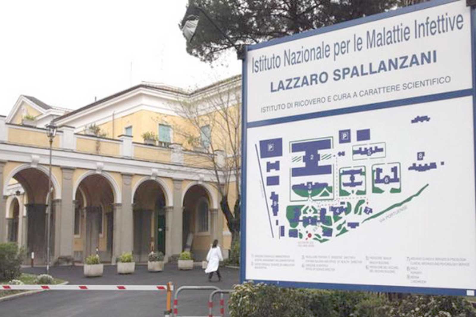 Ospedale Spallanzani di Roma, specializzato in malattie infettive