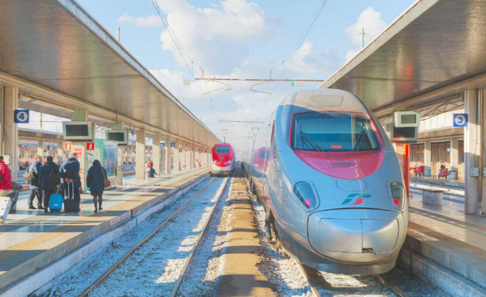 Treni garantiti in stazione, foto generica