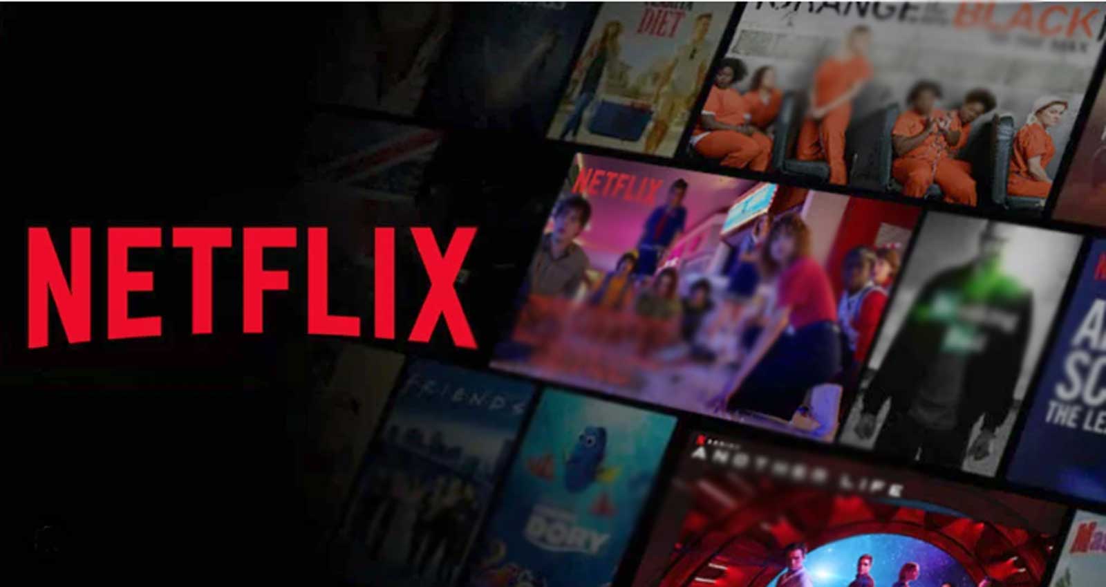 Netflix, foto della homepage del sito streaming