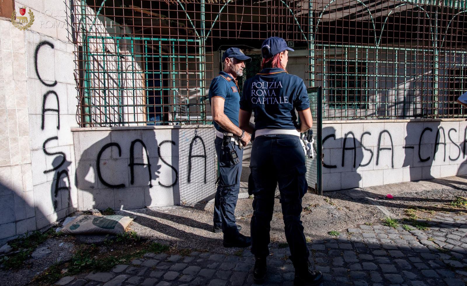 Lo sgombero a Testaccio