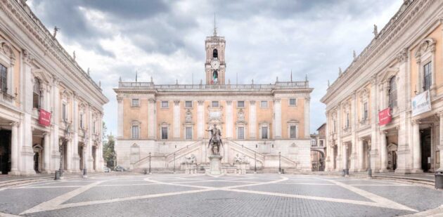 Il Campidoglio, sede del comune di Roma, foto di Roma Capitale