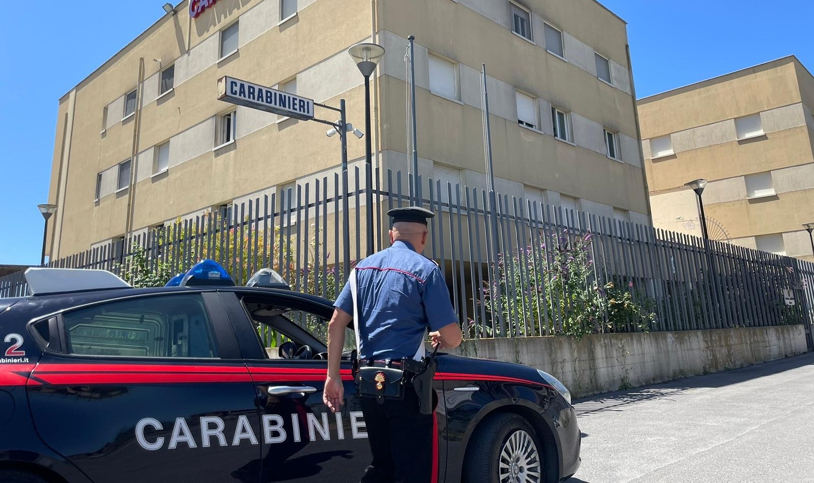 Ardea, la caserma dei carabinieri