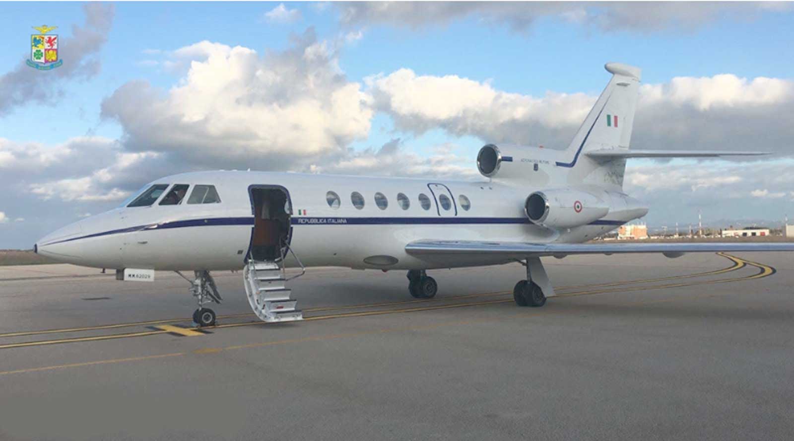Ciampino, un aereo in uso ai Ministri del Governo Meloni, foto di repertorio dell'Aeronautica Militare Italiana