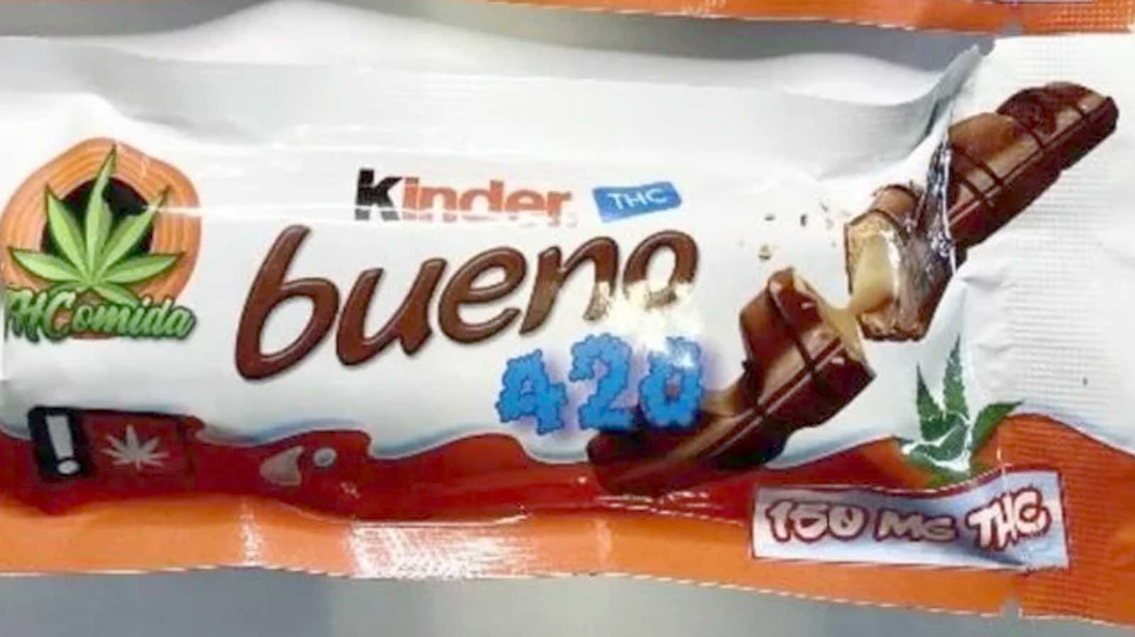 Kinder Bueno alla marijuana