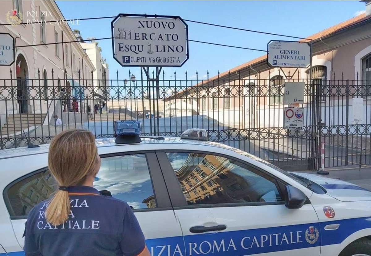 Il Mercato dell'Esquilino, nel Municipio I di Roma