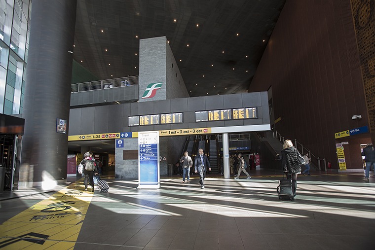 a stazione Tiburtina