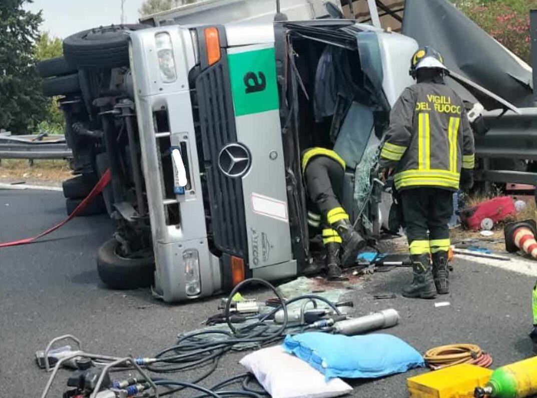 Incidente sulla Roma-Fiumicino