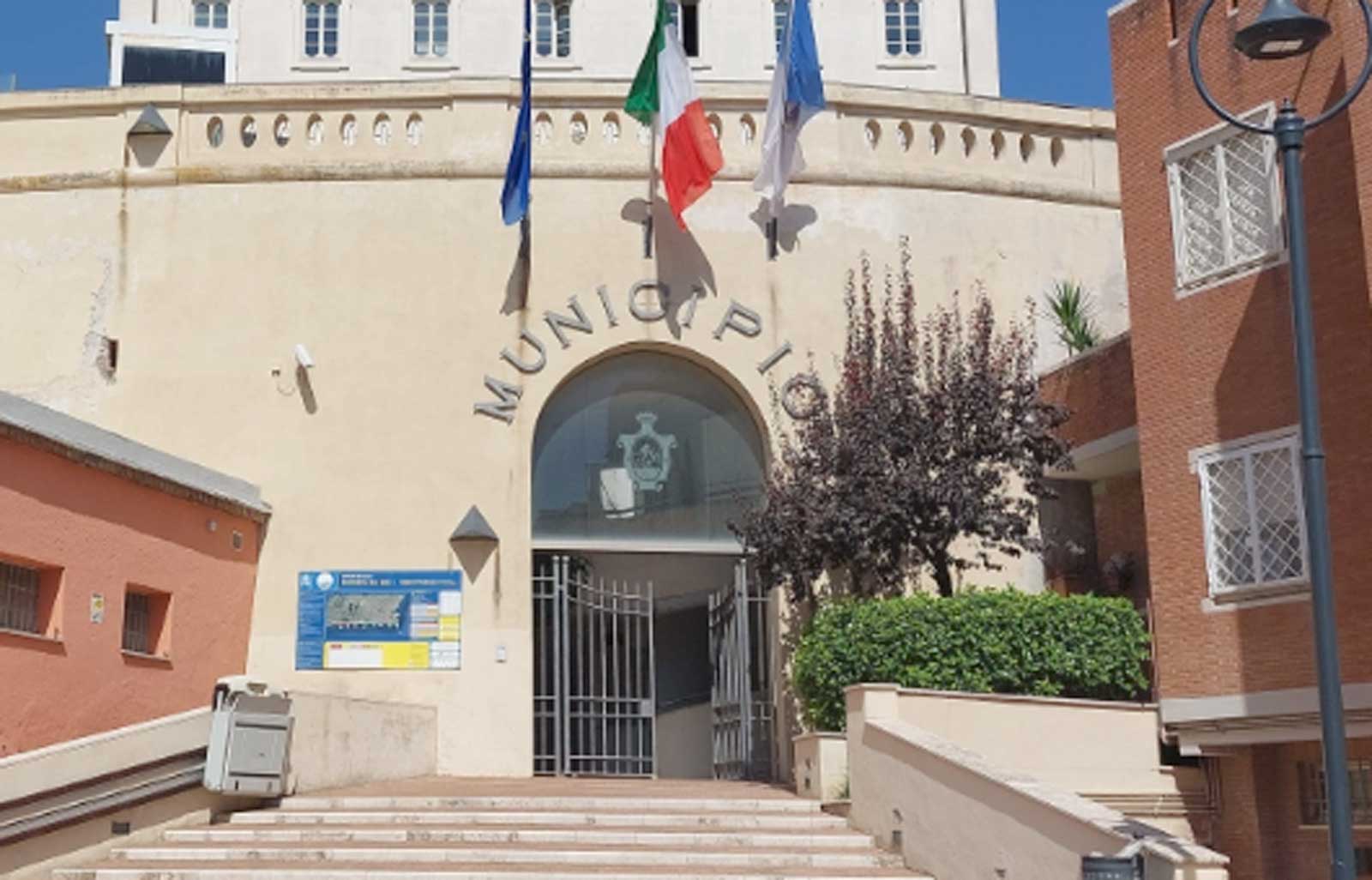 L'ingresso del comune di Anzio