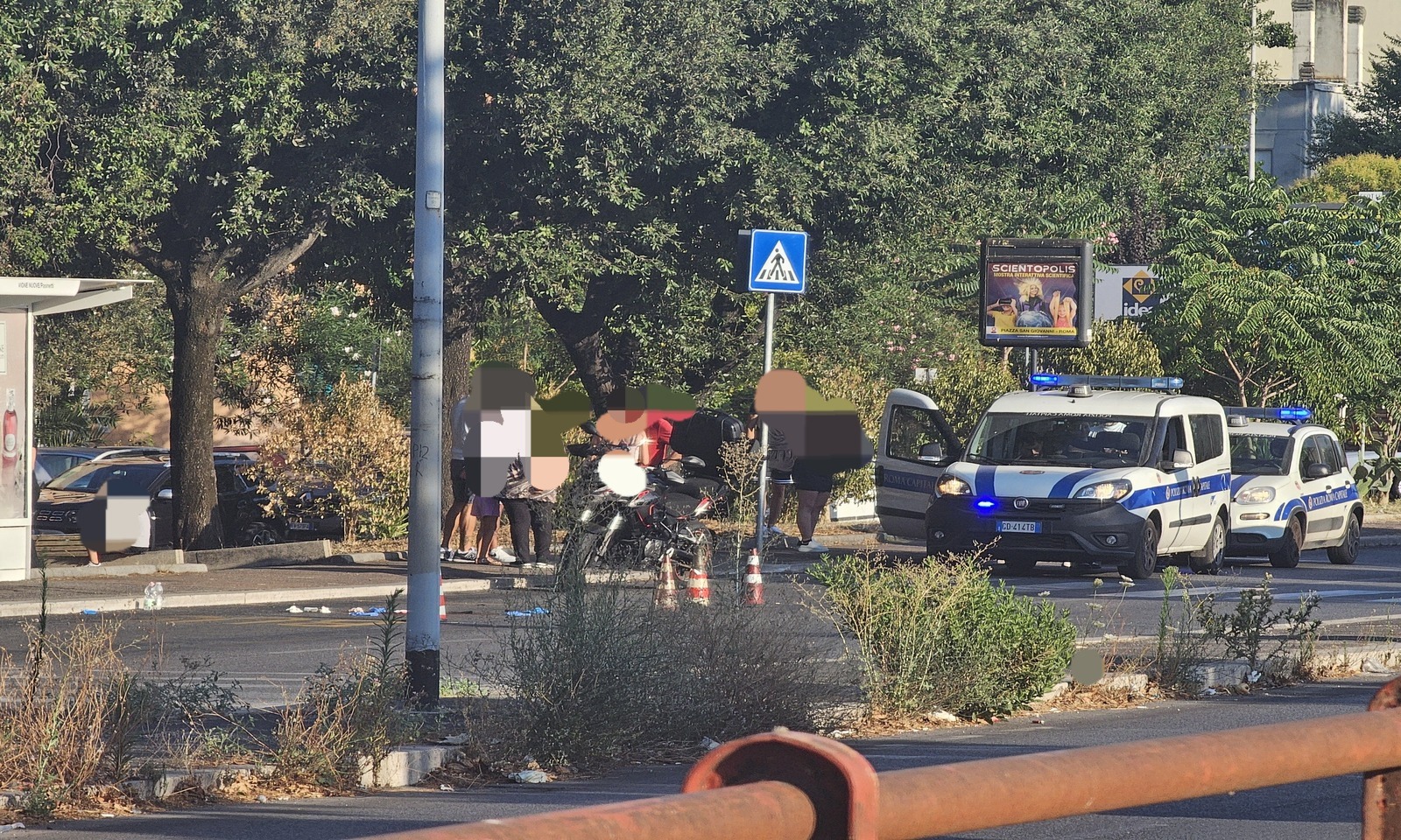 Incidente stradale a Vigne Nuove