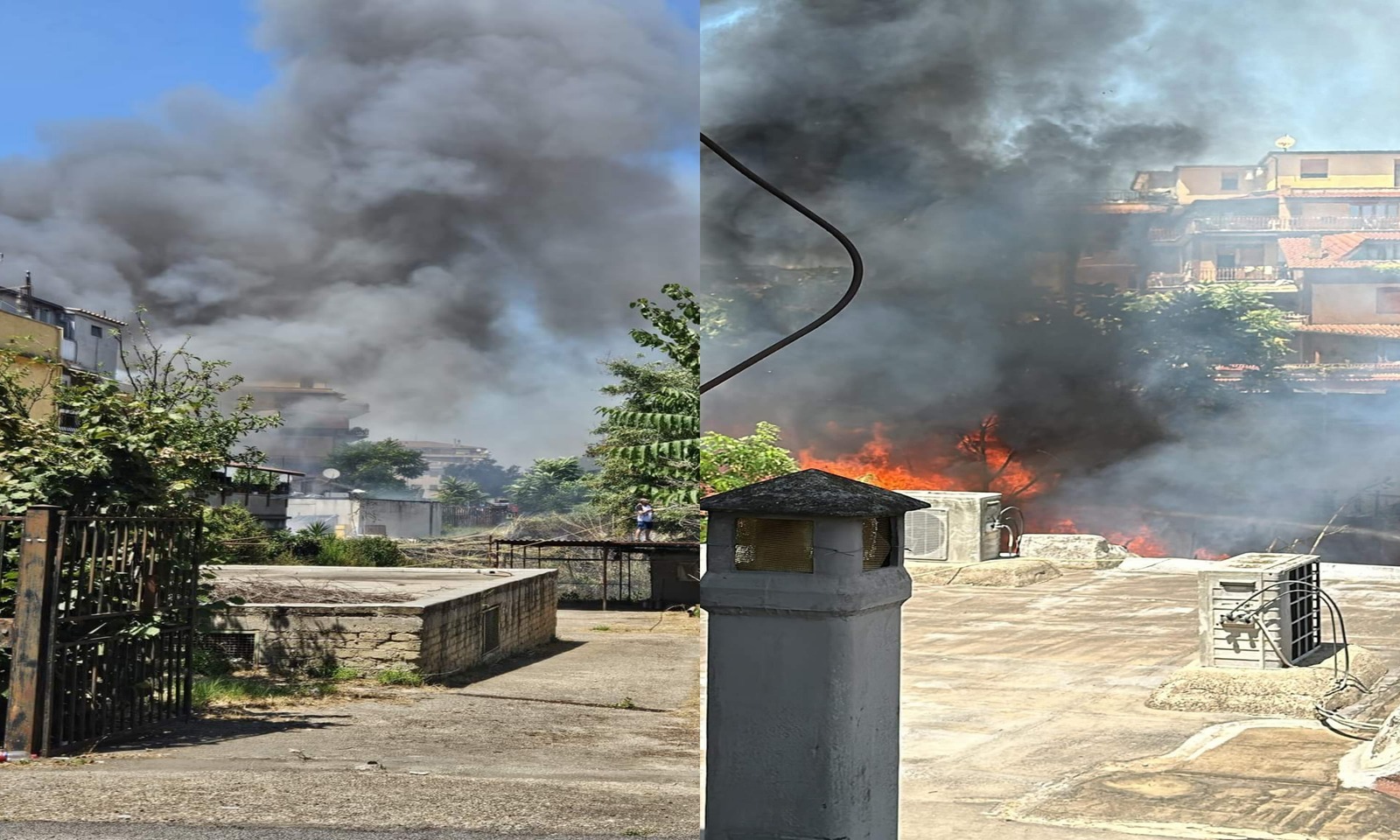 Incendio in via mezzoiuso