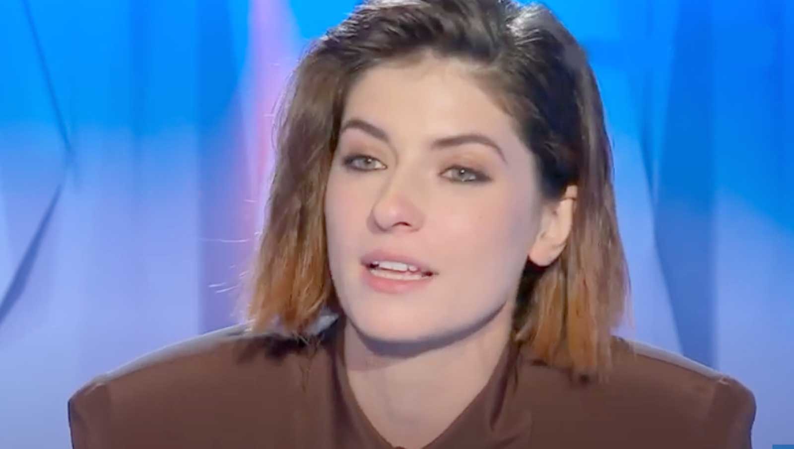 Maria Chiara Giannetta in una recente intervista a Domenica In, su Rai 1