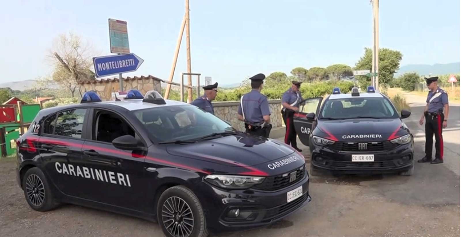 Carabinieri in azione a Monterotondo