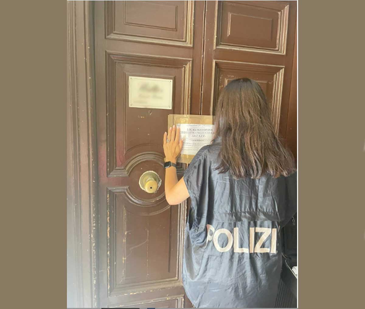 La Polizia sequestra un B&B in via Napoleone