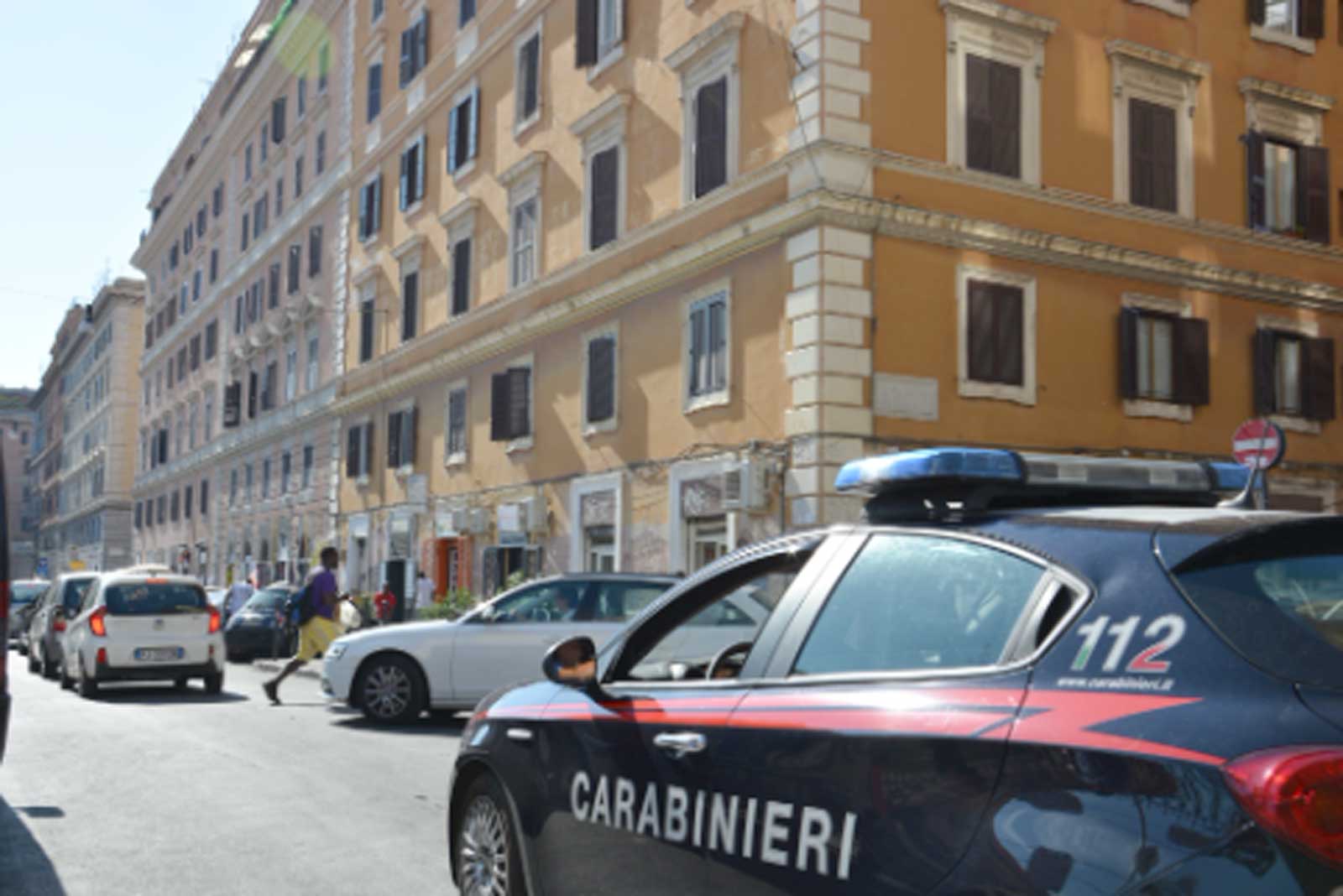 Carabinieri a Roma, quartiere Esquilino