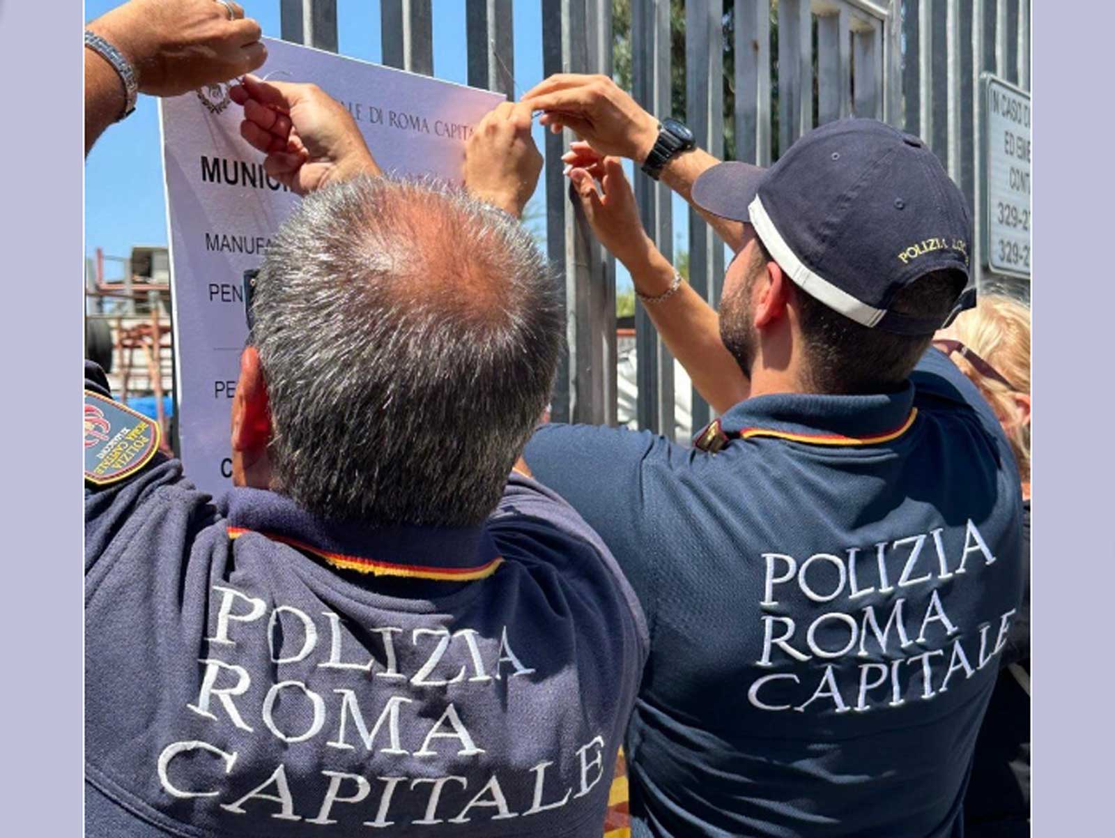 Polizia Locale di Roma alla Magliana