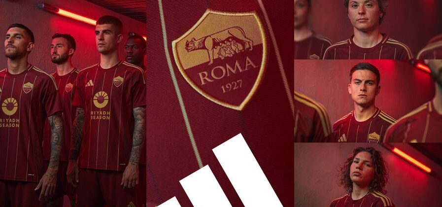 FOTO: Nuova maglia A.S. Roma Adidas