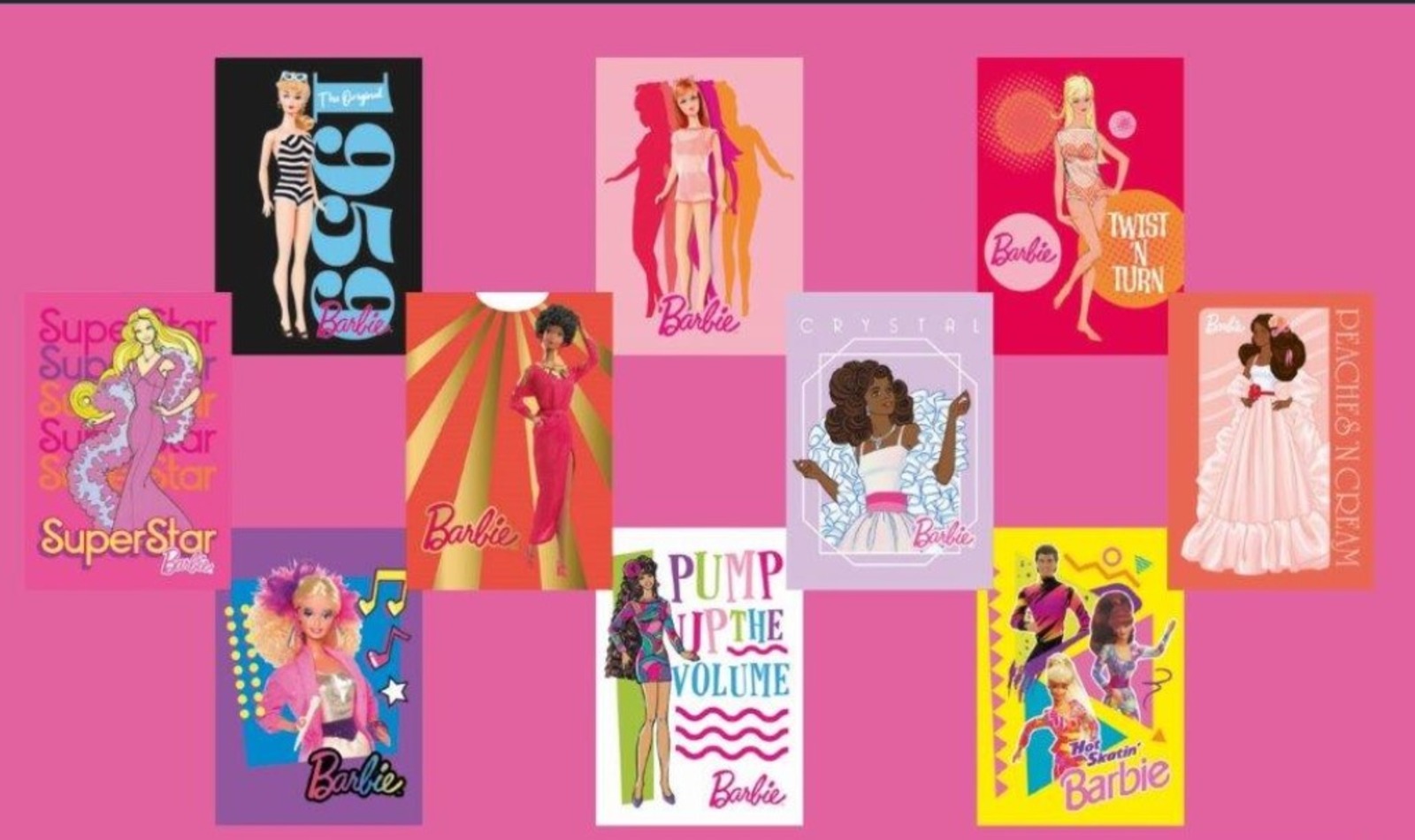 Barbie francobollo Poste