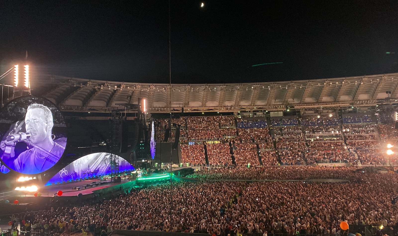 concerto Coldplay Stadio Olimpico di Roma