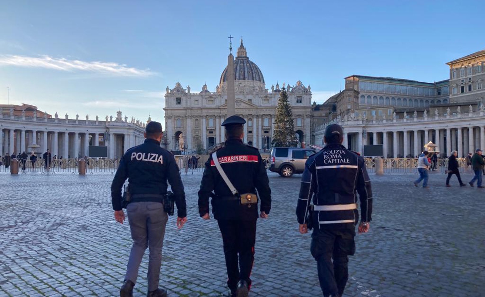 Controlli interforze a San Pietro