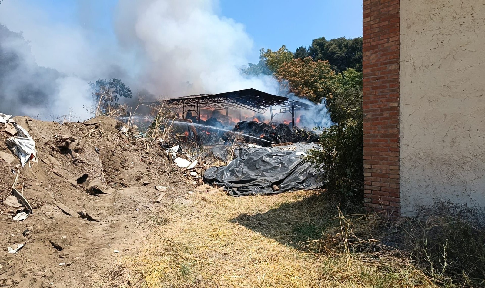 Incendio Cassia oggi