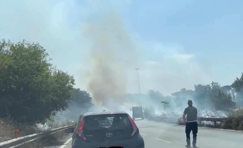 Incendio a Castel Romano