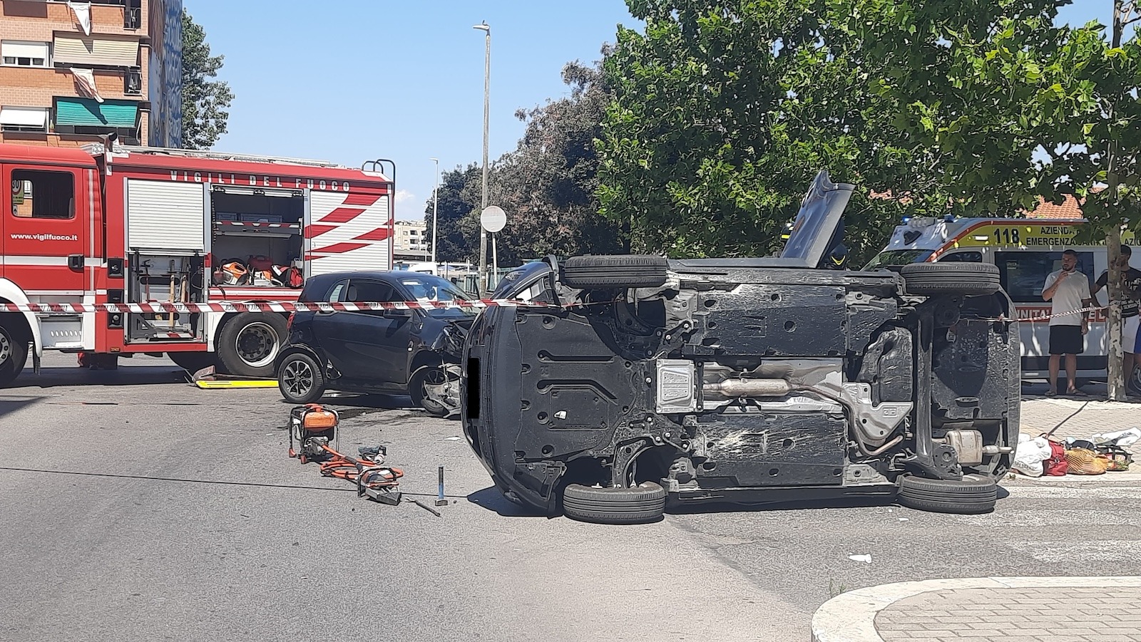 incidente Ostia via del Sommergibile