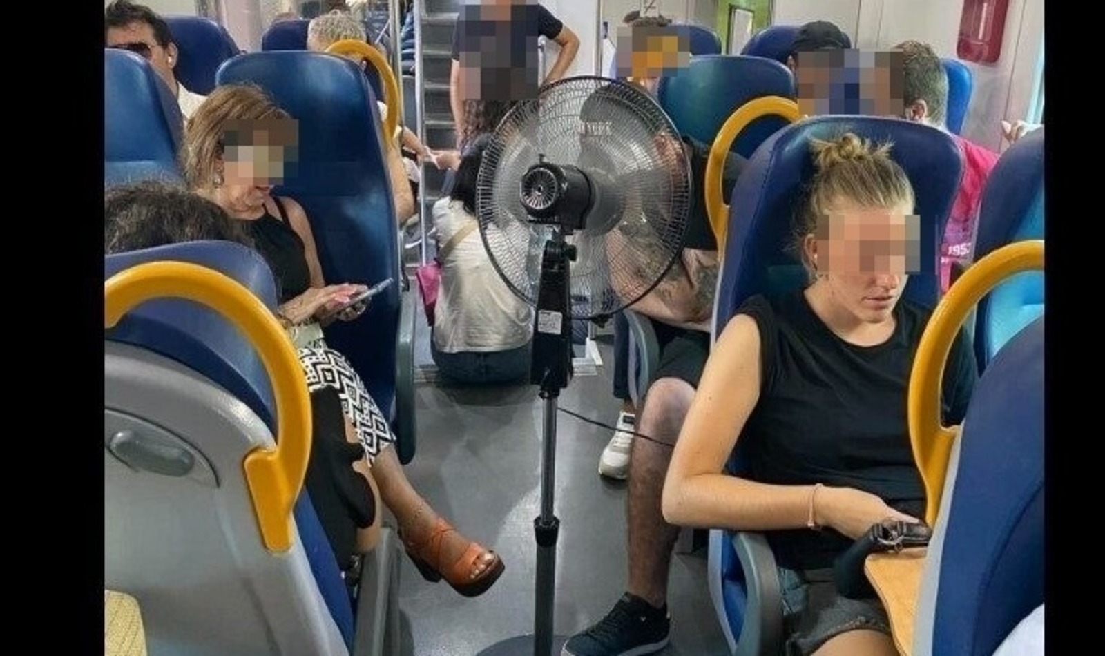 Ventilatore sul treno