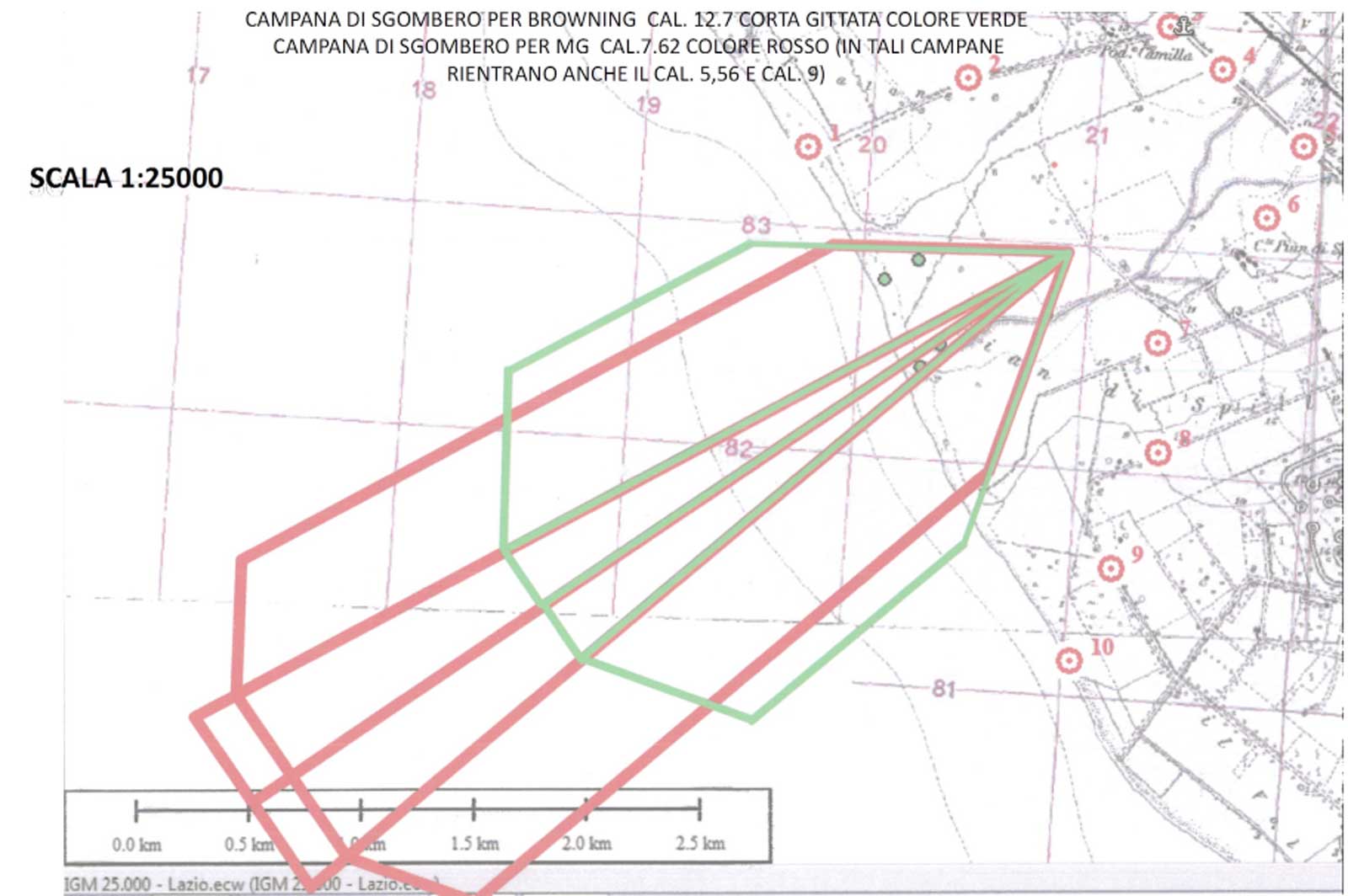 Civitavecchia, l'area interessata dalle operazioni militari, a due passi da Tarquinia