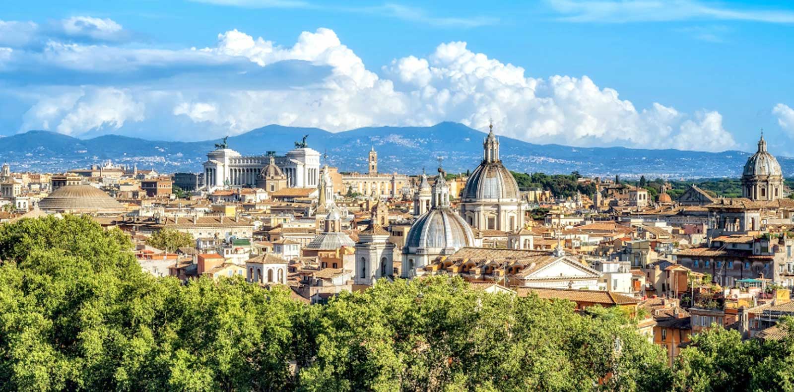 Roma, veduta sul centro storico della città, foto del Comune di Roma