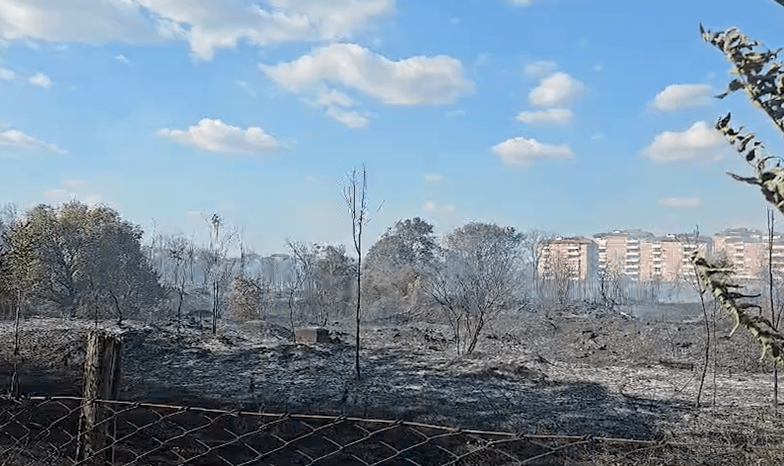 Incendio Roma Torrespaccata