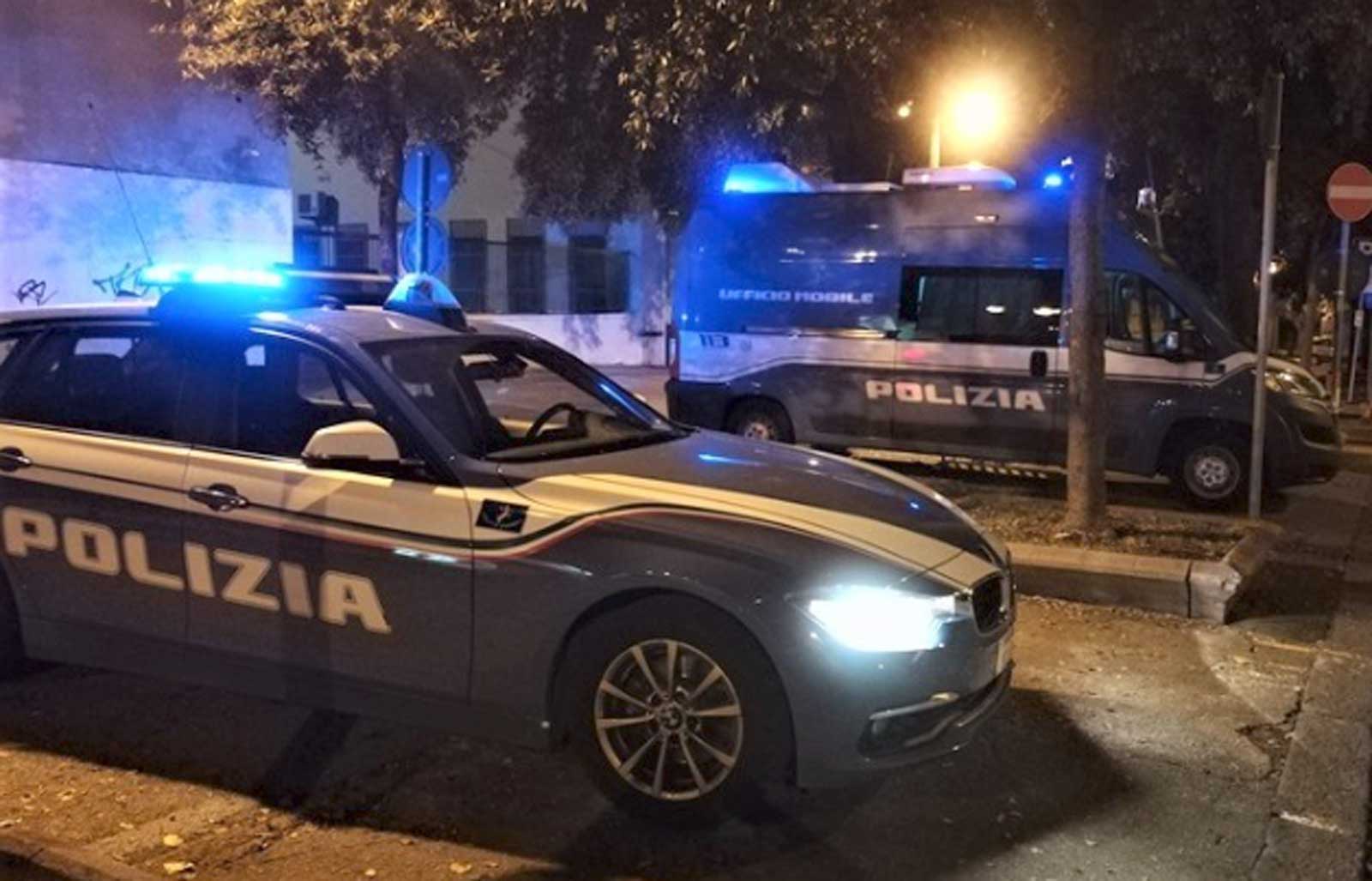 La Polizia a Sassari