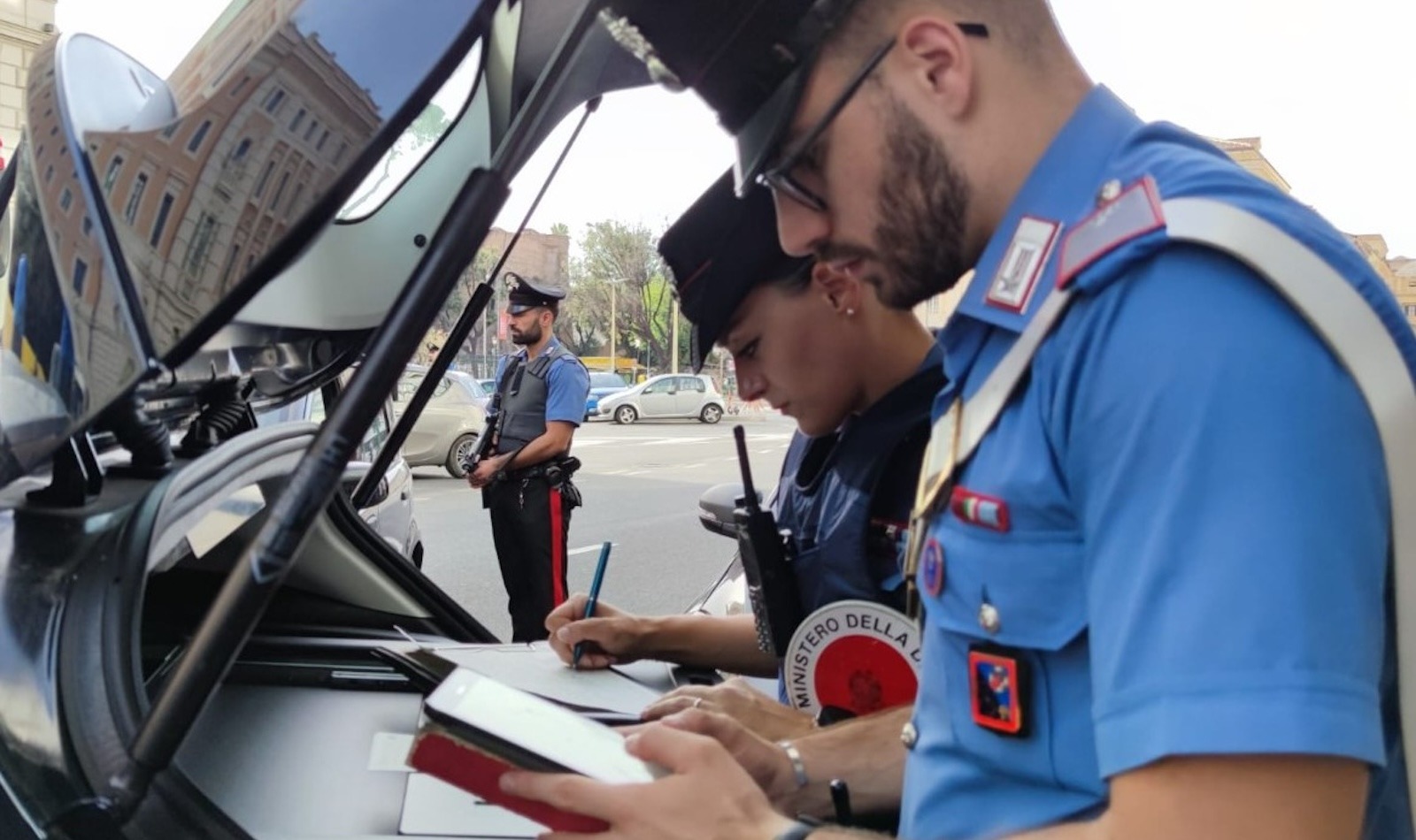 inseguimento a Roma in via Tiburtina