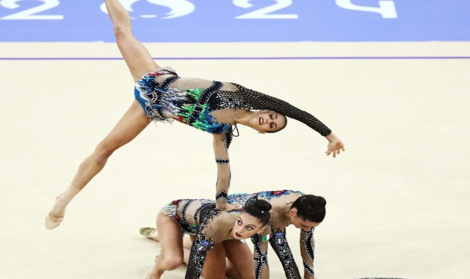 Farfalle azzurre bronzo