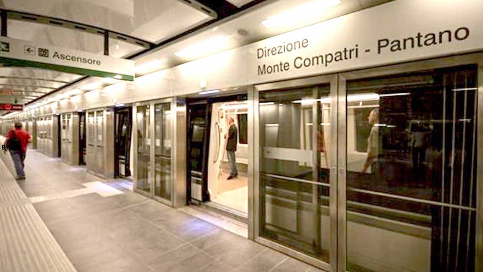 Il capolinea della metro C di Roma, VI Municipio, al confine con il Comune di Monte Compatri