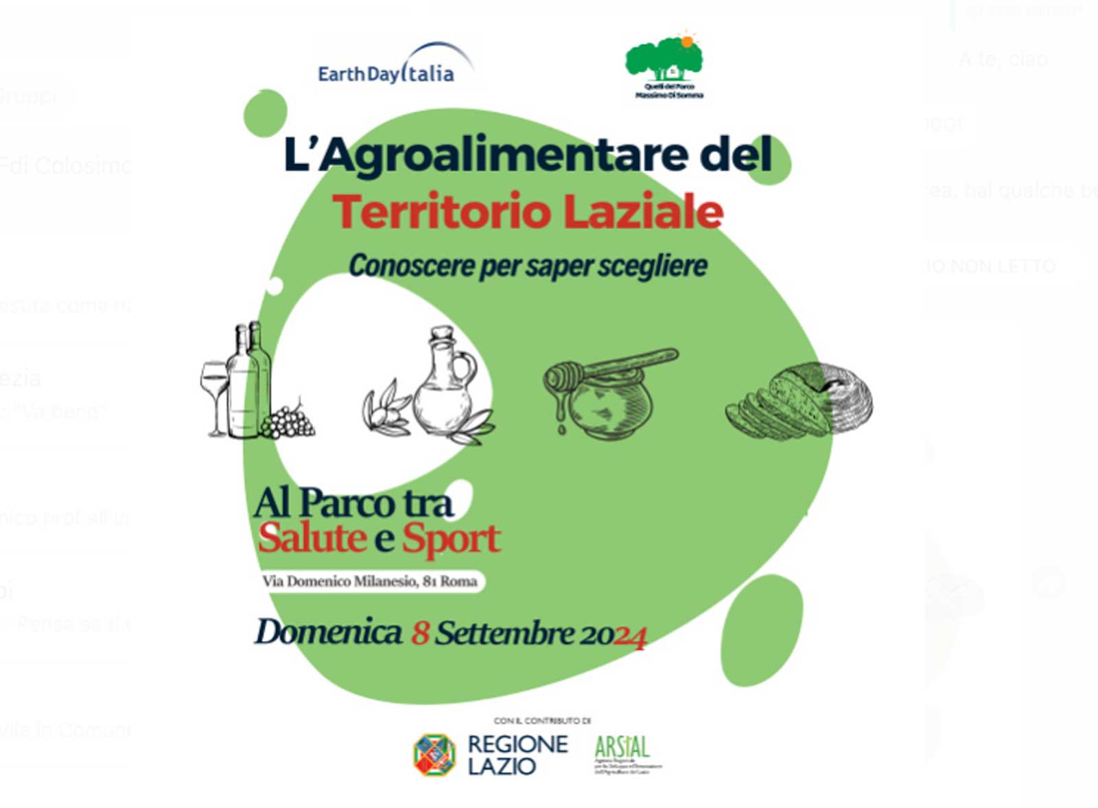 Acilia, la locandina dell'evento di domenica 8 settembre