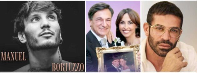 Da sinistra, Manuel Bortuzzo, benedetta & Fabio e Gianni Sperti