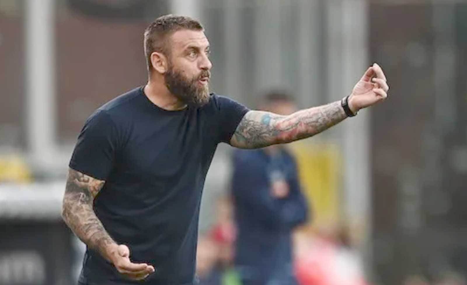 L'allenatore della as Roma Daniele De Rossi