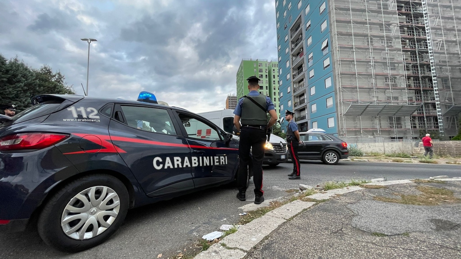 Carabinieri a Tor Bella Monaca