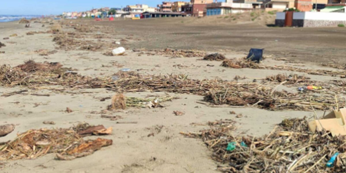 Spiagge invase di rifiuti