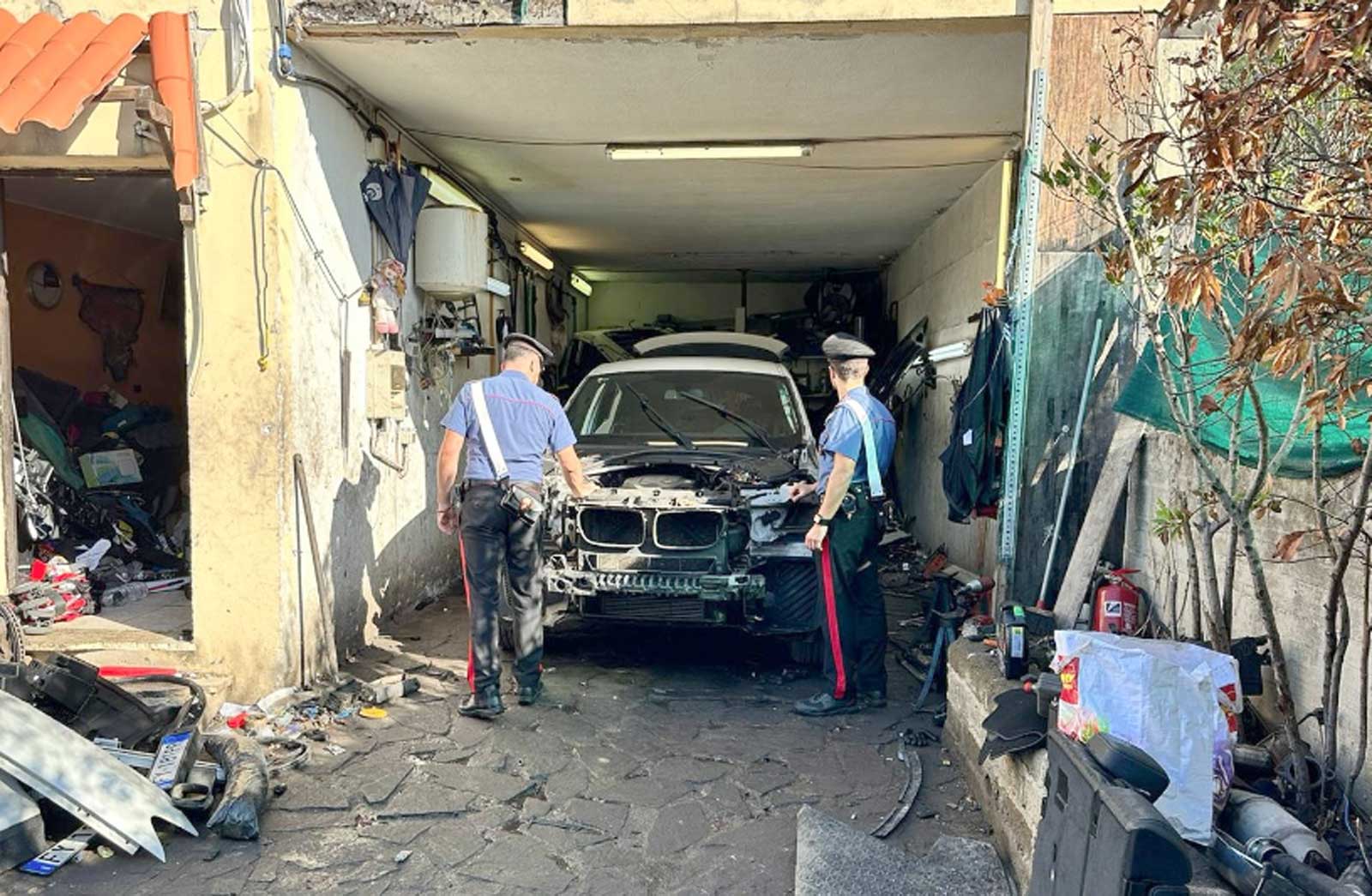 Carabinieri in azione a Fonte Nuova (Roma)