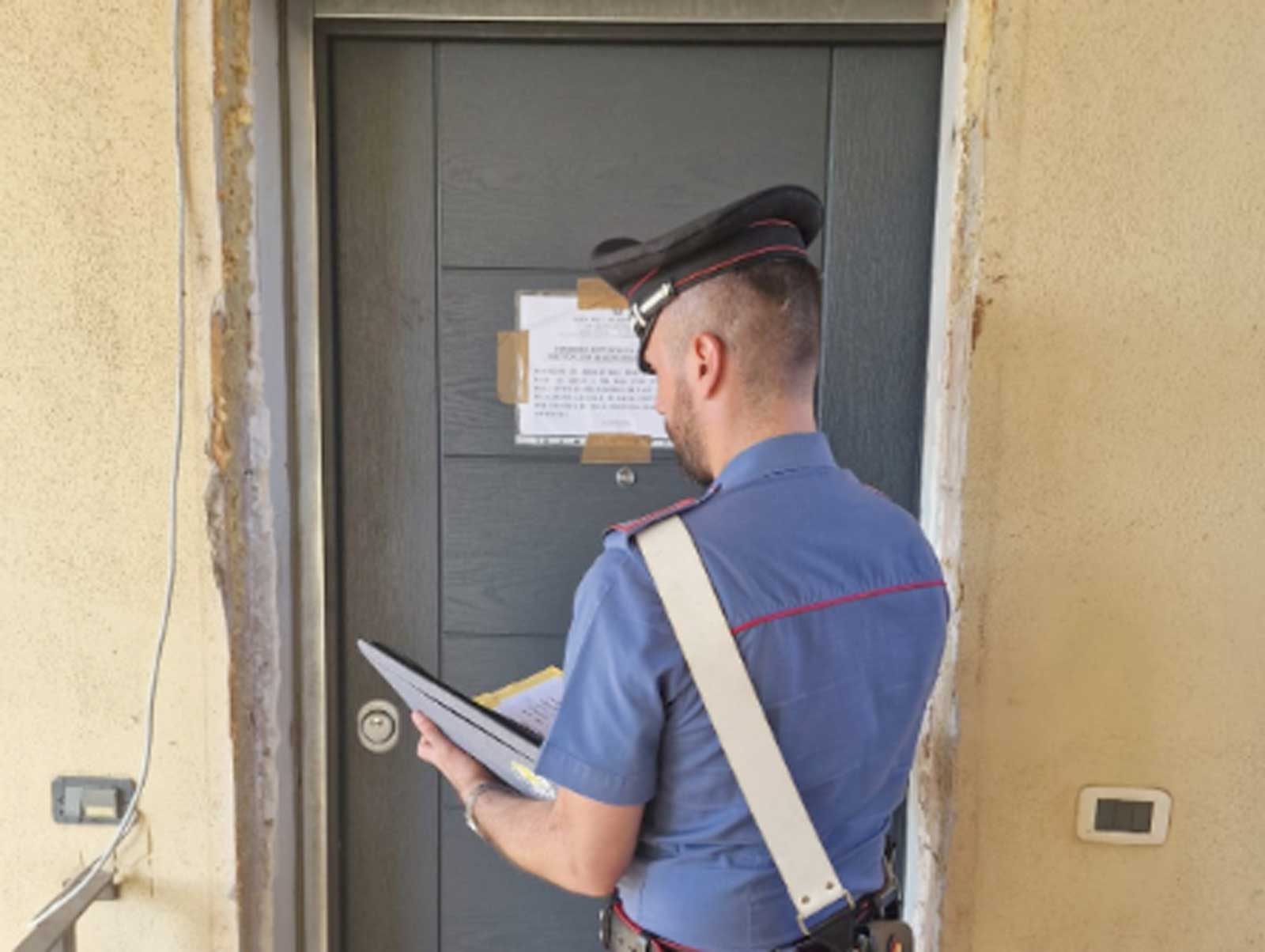 Carabinieri in azione a Nettuno