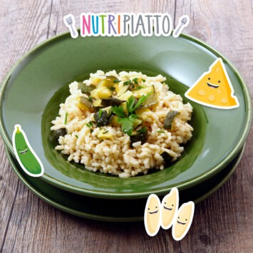 Nutripiatto Risotto integrale con zucchine e parmigiano