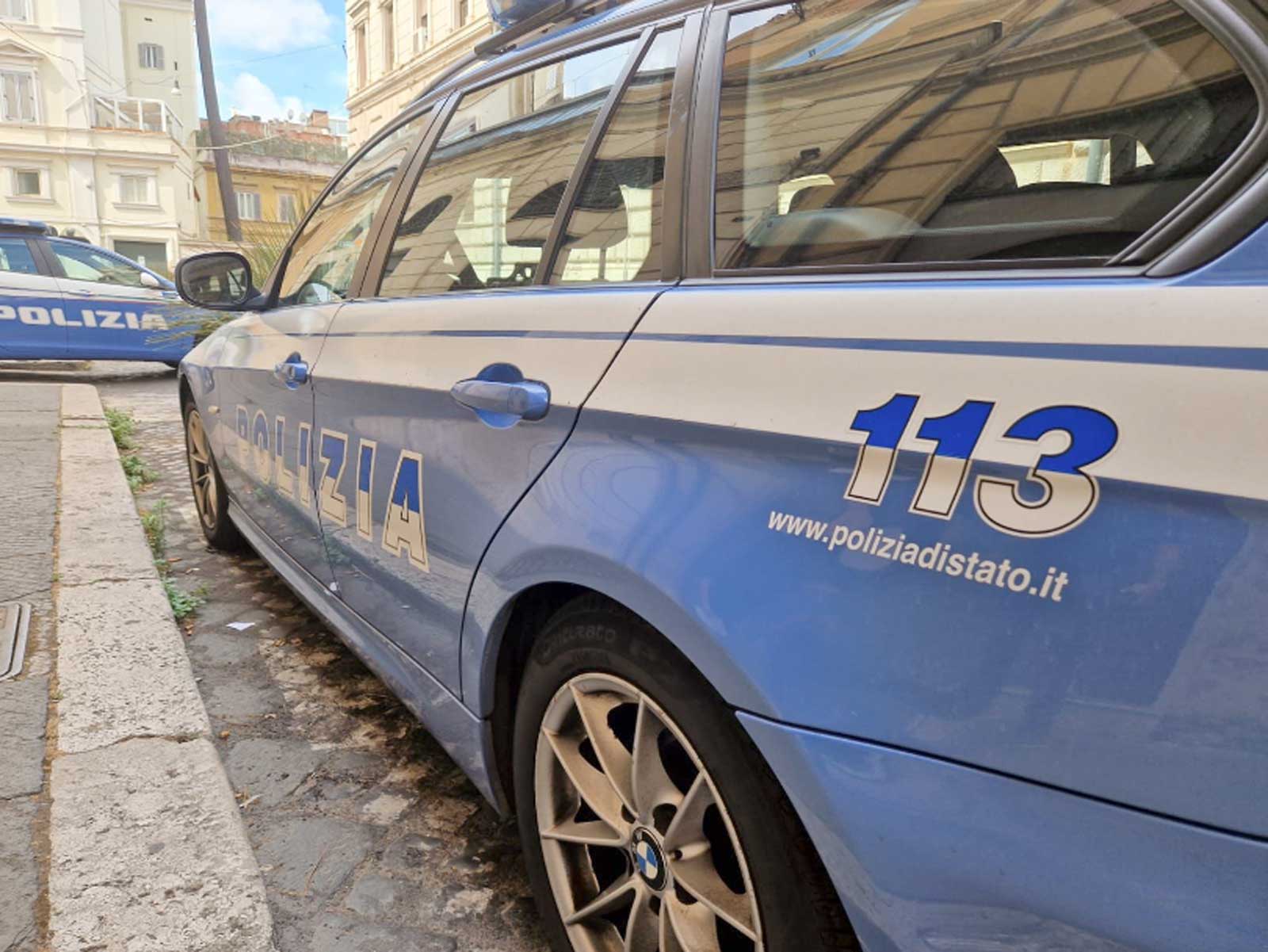 Polizia a Roma centro