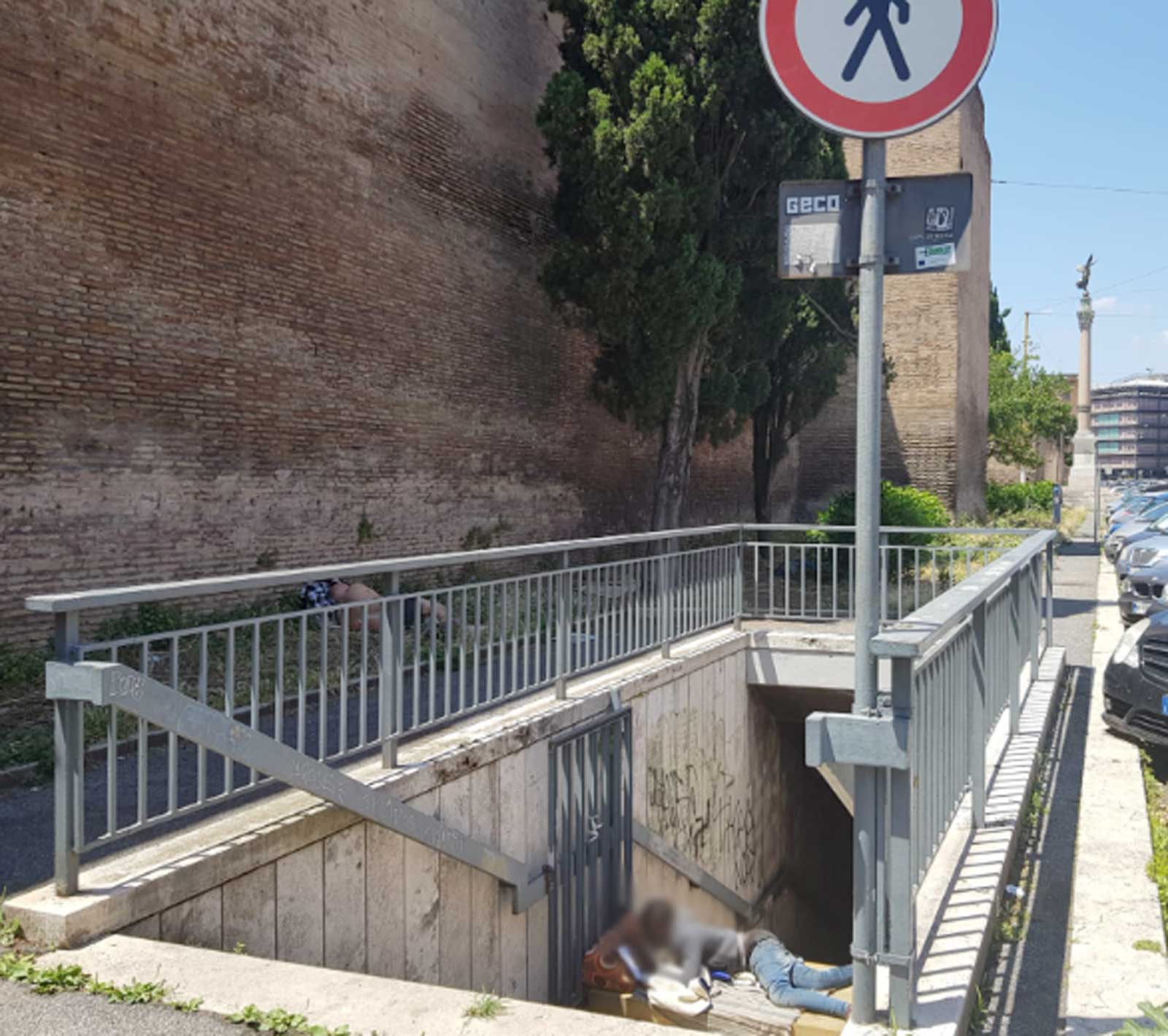 Roma, un passaggio sotterraneo a Porta Pia